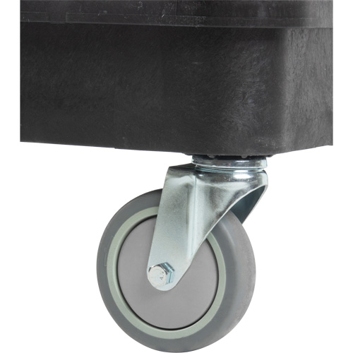 Utility Cart with Deep Lip Shelf, 3 Tiers, 19" x 39-1/2" x 28-1/4", 330 lbs. Capacity TGS INDUSTRIEL