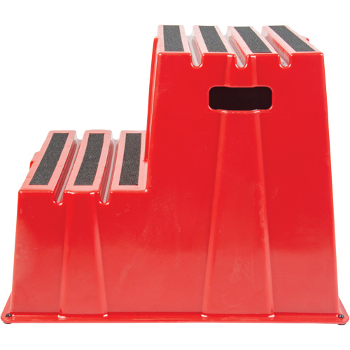 Escabeau industriel, 2 marches, 26" x 22-7/16" x Hauteur 19-11/16" TGS INDUSTRIEL