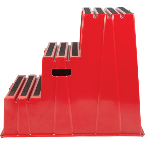 Escabeau industriel, 3 marches, 34-13/16" x 22-7/16" x Hauteur 28-1/2" TGS INDUSTRIEL