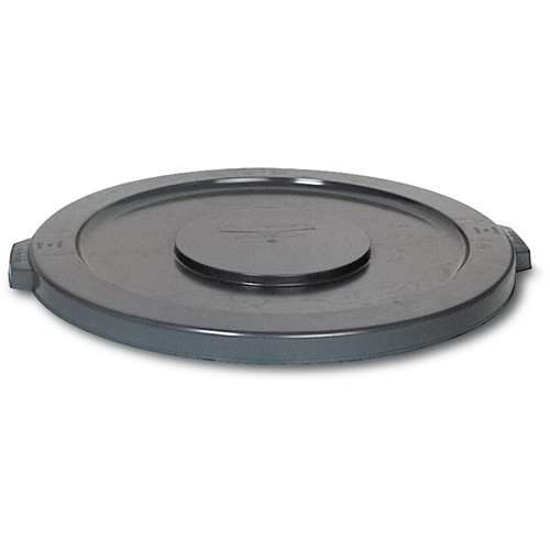 Couvercles ronds Brute, Couvercle plat, Plastique/Poly&eacute;thyl&egrave;ne, Convient aux contenants 19-7/8" dia. TGS INDUSTRIEL
