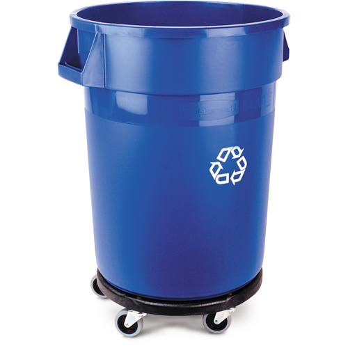 Brute&reg; Collection Recycling Container, Bulk, Plastic, 32 US gal. TGS INDUSTRIEL