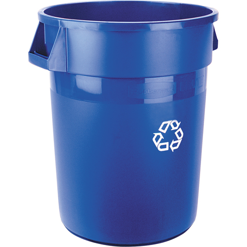 Brute&reg; Collection Recycling Container, Bulk, Plastic, 32 US gal. TGS INDUSTRIEL