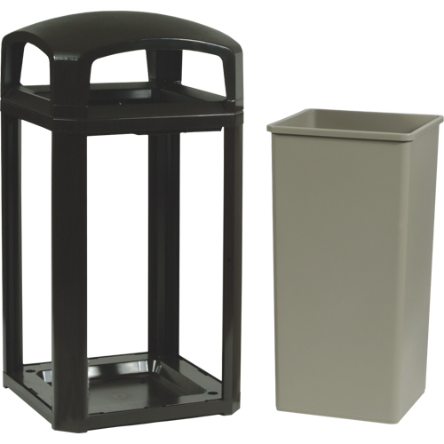 Cadre pour contenant Landmark Series Classique a/enveloppe rigide, Plastique, 50 gal. US TGS INDUSTRIEL