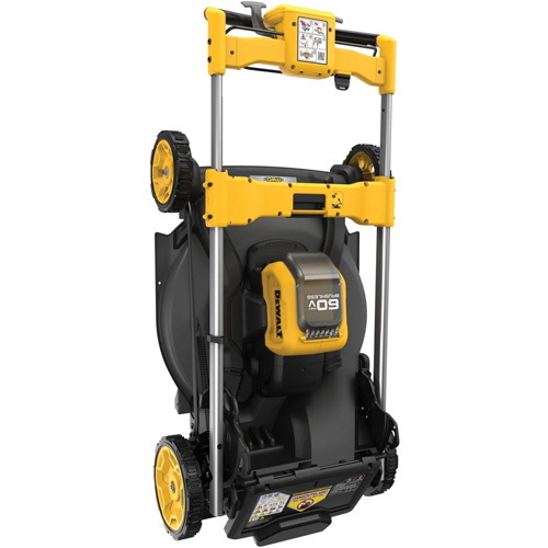 Trousse tondeuse &agrave; gazon autopropuls&eacute;e sans balais sans fil avec roues motrices arri&egrave;res 60 V MAX*, Pouss&eacute;e automatique, &agrave; pile TGS INDUSTRIEL