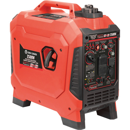 G&eacute;n&eacute;ratrice &agrave; onduleur, Surtension 2500 W, Nominale 1800 W, R&eacute;servoir 4,2 L TGS INDUSTRIEL