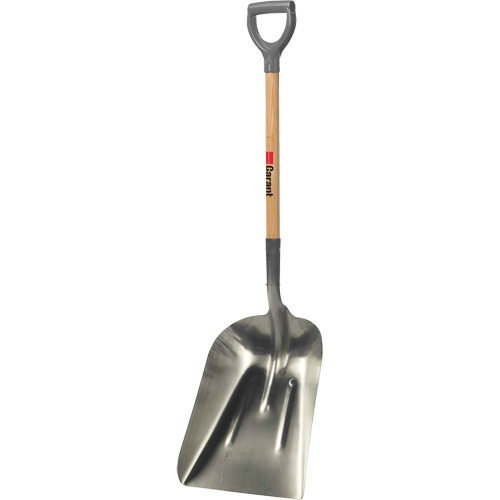 Grain Scoop #8, Wood, Aluminum Blade, D-Grip Handle TGS INDUSTRIEL