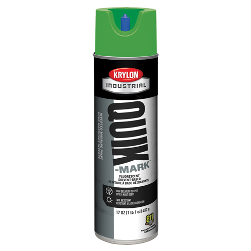 Peinture de marquage industrielle invers&eacute;e &agrave; base de solvant Quik-Mark, 17 oz, Canette a&eacute;rosol TGS INDUSTRIEL