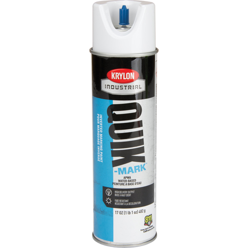 Peinture de marquage industrielle invers&eacute;e &agrave; base d'eau Quik-Mark, 17 oz, Canette a&eacute;rosol TGS INDUSTRIEL