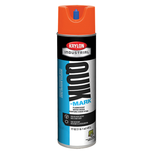Industrial Quik-Mark Water-Based Inverted Marking Paint, 17 oz., Aerosol Can TGS INDUSTRIEL
