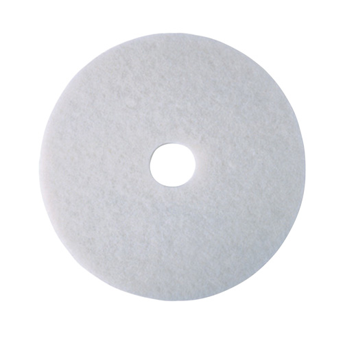 Tampon de polissage pour planchers, 17", Polissage, Blanc TGS INDUSTRIEL