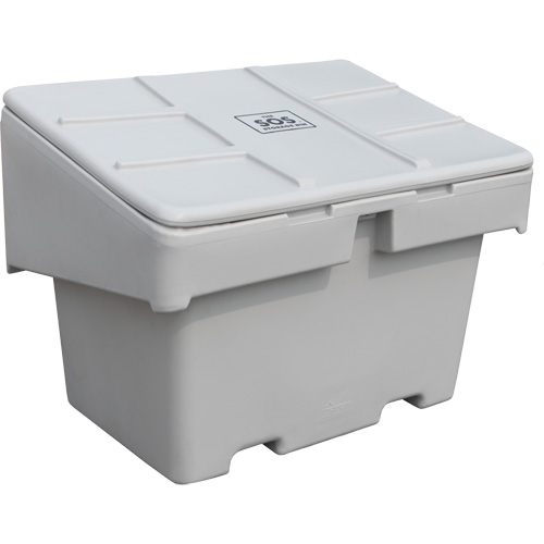 Salt Sand Container SOS, With Hasp, 42" x 29" x 30", 11 cu. Ft., Grey TGS INDUSTRIEL