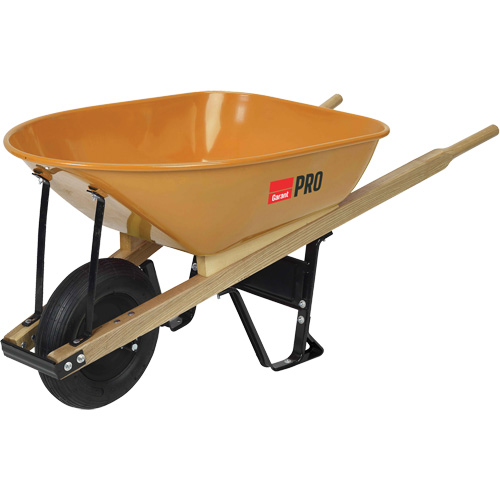 Brouettes robustes Pro, 6 pi³, plateau Acier TGS INDUSTRIEL