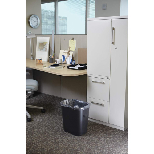 Soft Wastebasket, 28 Quarts, Plastic TGS INDUSTRIEL
