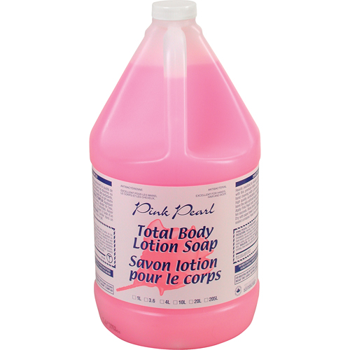 Pink Pearl Total Body Lotion Soap, Liquid, 4 L, Scented TGS INDUSTRIEL