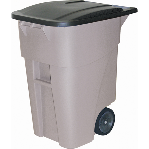 Contenants roulants Brute, Plastique, 50 gal. US TGS INDUSTRIEL