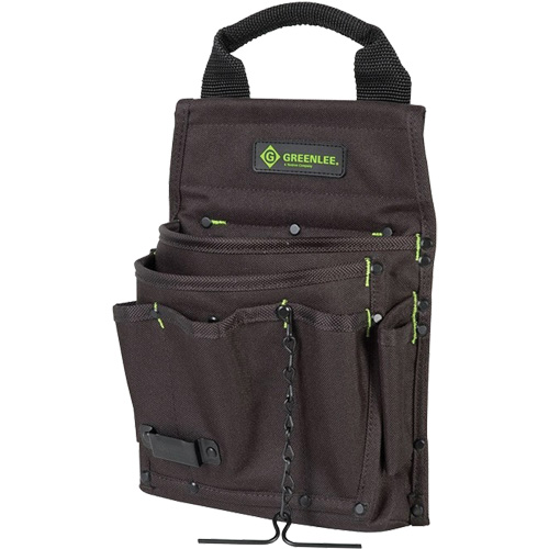 Sac &agrave; outils, Nylon, 7 pochettes, Noir TGS INDUSTRIEL