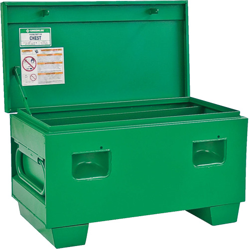 Chest Box, 36" W x 19" D x 17" H, Green TGS INDUSTRIEL