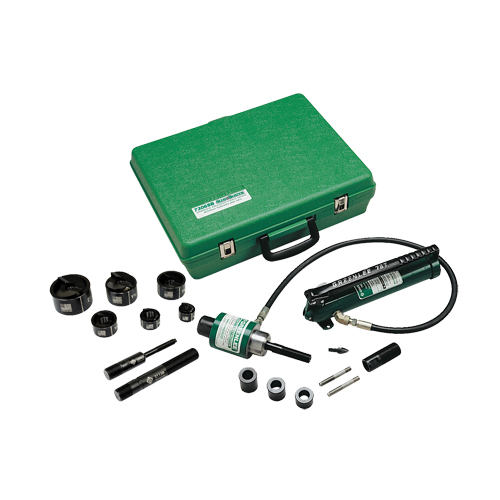 Hydraulic Knockout Kit with Hand Pump and Slug-Buster&reg; Punches TGS INDUSTRIEL