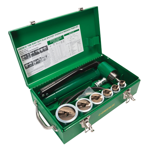 Hydraulic Knockout Punch Set TGS INDUSTRIEL