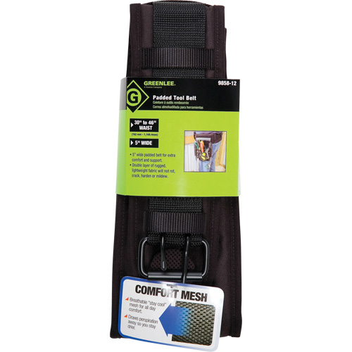 Tool Belt, Leather, Black TGS INDUSTRIEL