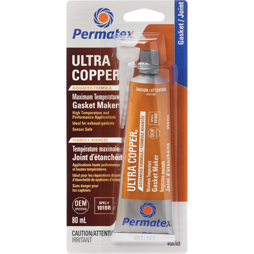 Compos&eacute; &agrave; joints Ultra Copper, 80 ml, Tube, Cuivre TGS INDUSTRIEL