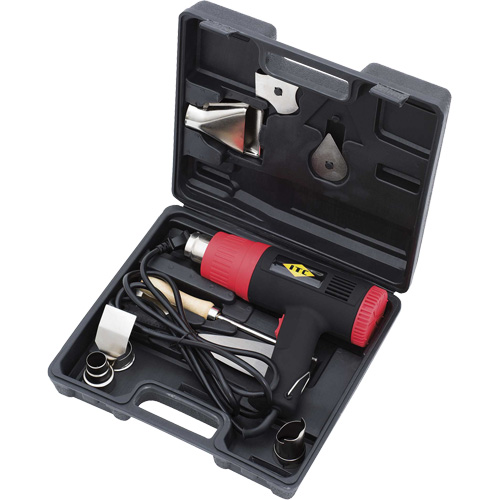 SPT270 Ensemble de pistolet thermique 10 pi&egrave;ces, 2 vitesses, 700°F - 925°F (375°C - 495°C) TGS INDUSTRIEL
