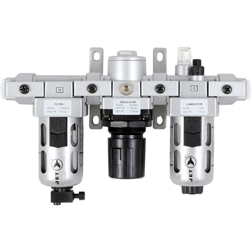 AFRLMI38 3-Piece Intermediate Air Filter, Regulator & Lubricator, 3/8" NPT TGS INDUSTRIEL