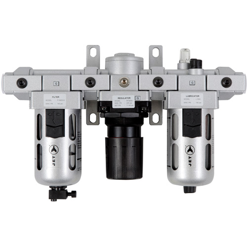 AFRLMS12 3-Piece Standard Air Filter, Regulator & Lubricator, 1/2" NPT TGS INDUSTRIEL