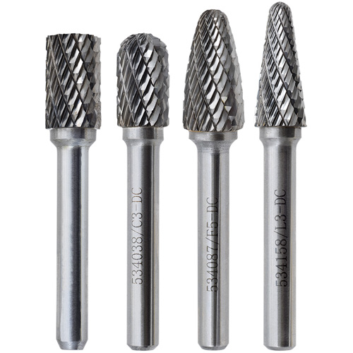 CBHP-4 Premium Carbide Bur Set, 4 Pieces TGS INDUSTRIEL