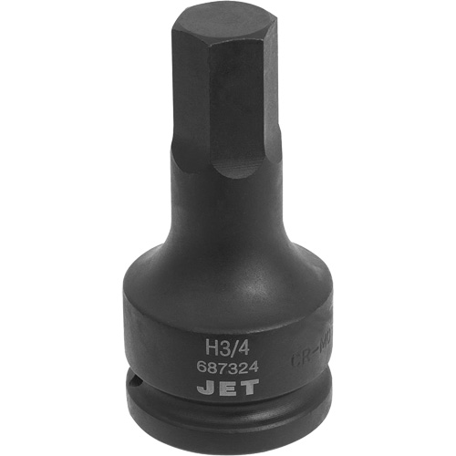 Impact Bit Socket, Hex, 3/4" x 3/4" Drive TGS INDUSTRIEL