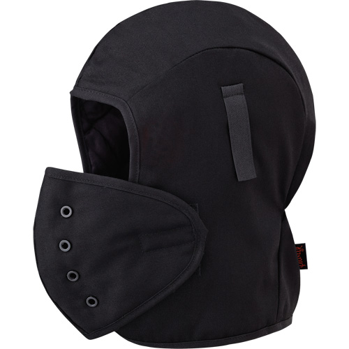 566A Flame Resistant Quilted Hardhat Liner, Black, Cotton TGS INDUSTRIEL