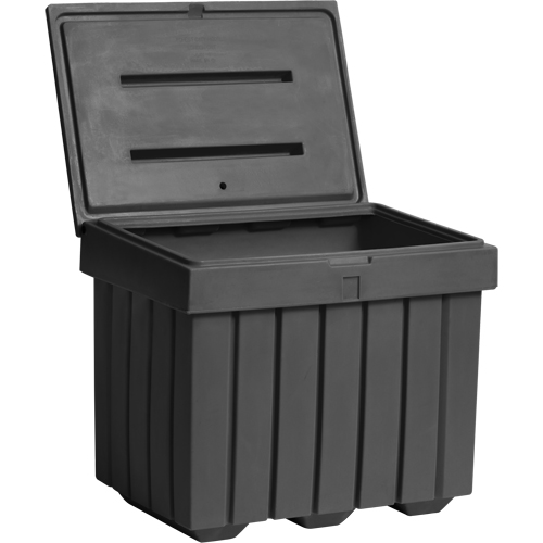Conteneur d'entreposage &eacute;conomique pour sel/sable, 32" x 23" x 27-1/2", 10 pi³, Gris TGS INDUSTRIEL