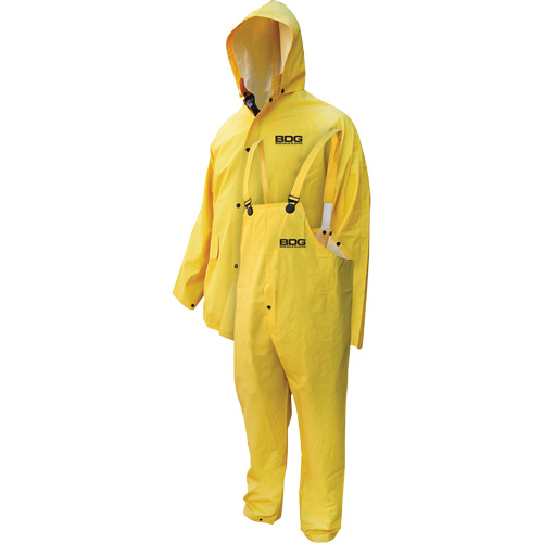 V&ecirc;tements imperm&eacute;ables ignifuges en trois morceaux Deny, T-Grand, Jaune TGS INDUSTRIEL
