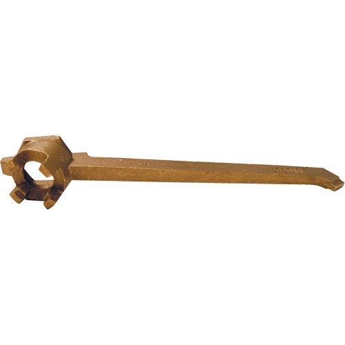 Drum Plug Wrench, 12" Handle, Bronze TGS INDUSTRIEL