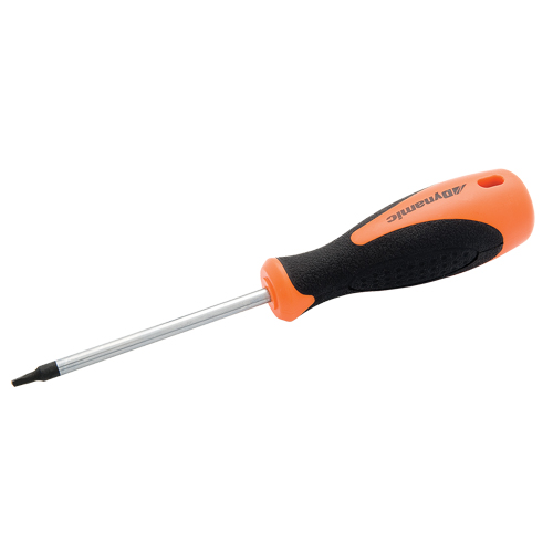 Square Recess Screwdriver, #0 Tip, Round, 7-2/5" L, Cushion Grip Handle TGS INDUSTRIEL