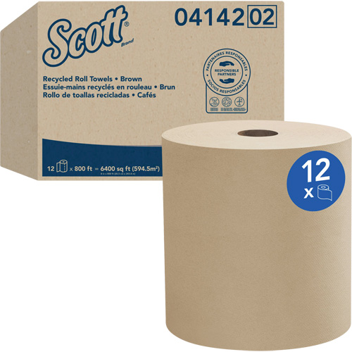 Scott&reg; Universal Hard Roll Towels, 1 Ply, Standard, 800' L TGS INDUSTRIEL