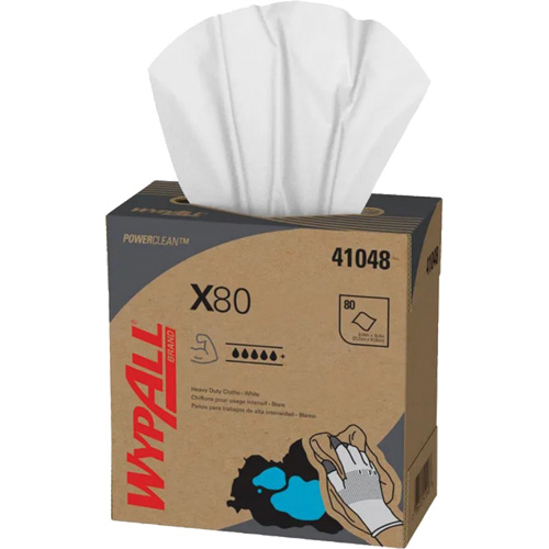 Chiffons &agrave; usage prolong&eacute; X80 WypAll, Robuste, 16-4/5" lo x 9" la TGS INDUSTRIEL