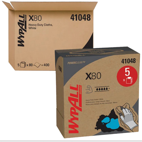 Chiffons &agrave; usage prolong&eacute; X80 WypAll, Robuste, 16-4/5" lo x 9" la TGS INDUSTRIEL