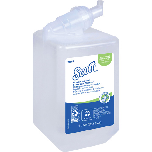 Nettoyant pour la peau certifi&eacute; &eacute;cologique Essential de Scott, Liquide, 1 L, Cartouche en plastique, Sans parfum TGS INDUSTRIEL
