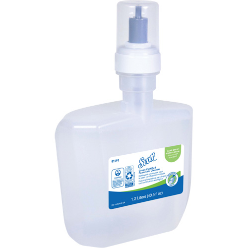 Scott&reg; Essential Green Certified Skin Cleanser, Foam, 1.2 L, Unscented TGS INDUSTRIEL