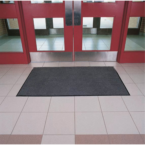 Tapis Poly-Tuft, Essuie-pieds, 4' x 6' x 5/16", Charbon TGS INDUSTRIEL