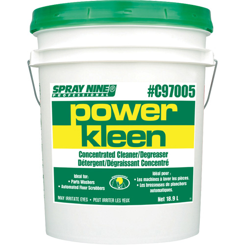 Produit nettoyant pour nettoyeur de pi&egrave;ces Power Kleen, 20 L, Seau TGS INDUSTRIEL