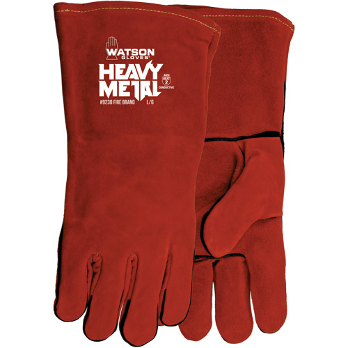 Gants de soudage Fire Brand, Cuir de vache refendu, Taille Taille unique TGS INDUSTRIEL
