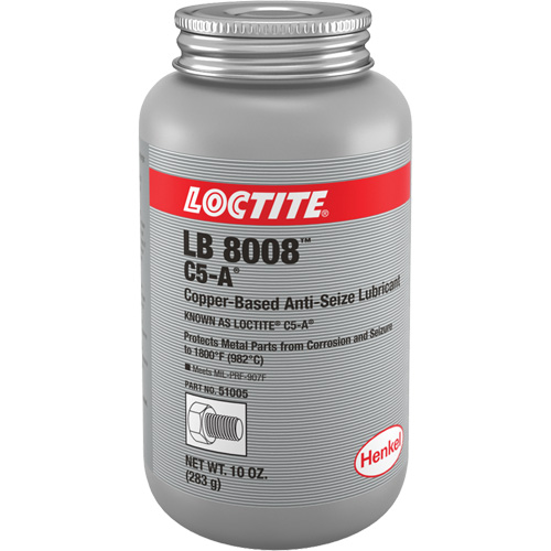 Copper Based Anti-Seize Lubricant, 10 oz., Brush Top Can, 1800°F (982°C) Max Temp. TGS INDUSTRIEL