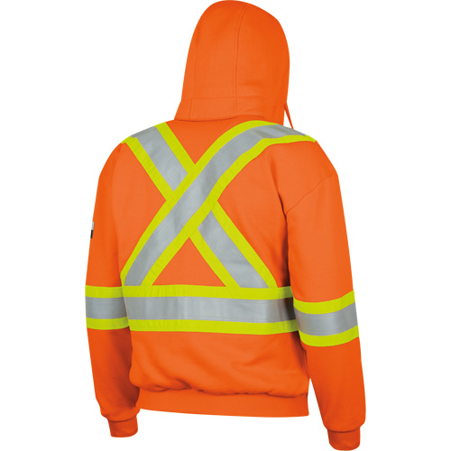 338SF Flame-Resistant Zip Style Hoodie, Men's, X-Large, High Visibility Orange, 22 cal/cm² TGS INDUSTRIEL