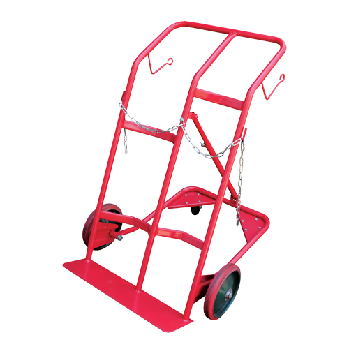 Chariot pour bouteilles, Roues Caoutchouc moul&eacute;, Base de 25-1/2"la x 7"lo, 350 lb TGS INDUSTRIEL