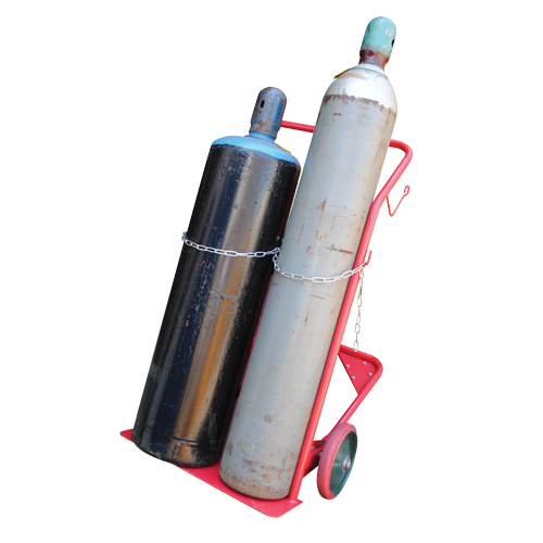 Chariot pour bouteilles, Roues Caoutchouc moul&eacute;, Base de 25-1/2"la x 7"lo, 350 lb TGS INDUSTRIEL