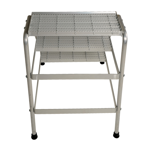 Escabeau en aluminium, 3 marches, 34-9/16" x 22-13/16" x Hauteur 30" TGS INDUSTRIEL