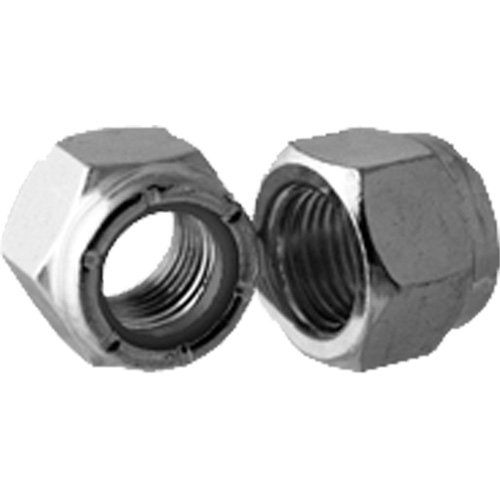 Bague arr&ecirc;toir en nylon mince de s&eacute;rie lourde NTU pour &eacute;crou de blocage, 3/4"-10 dia, Zingu&eacute; TGS INDUSTRIEL