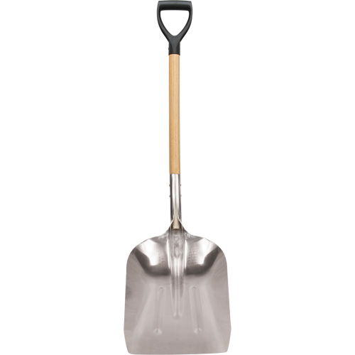 Scoop Shovel, Wood, Aluminum Blade, D-Grip Handle, 24-1/2" Length TGS INDUSTRIEL